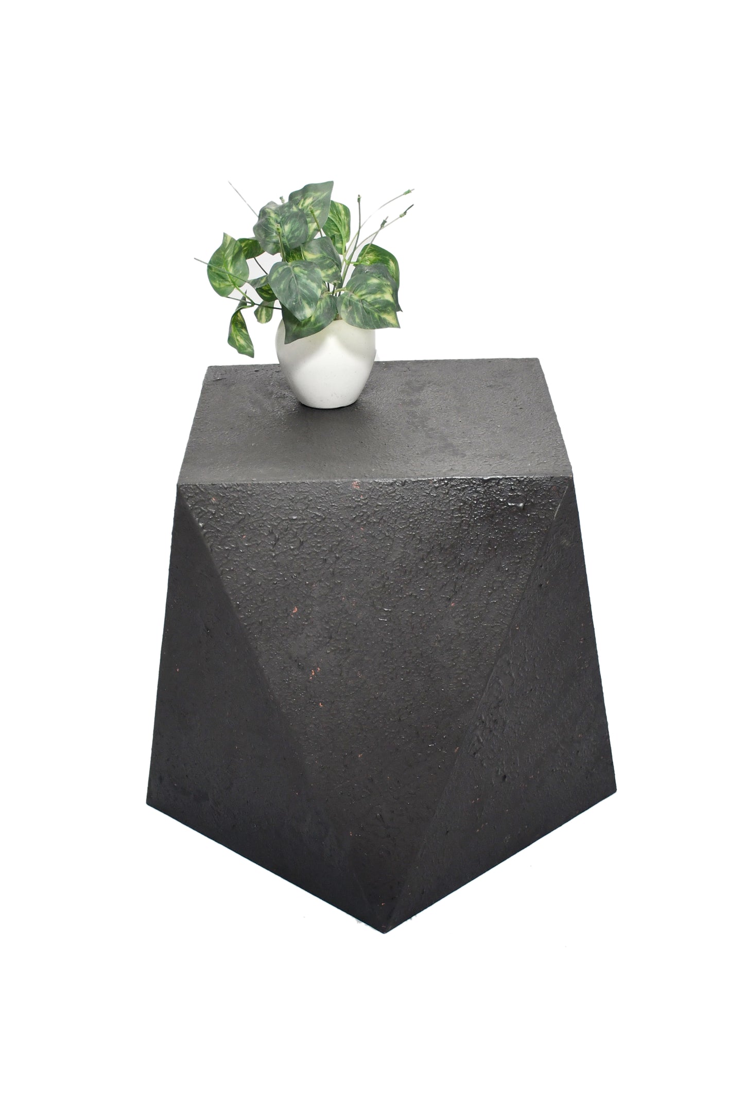 Corner Black End Table