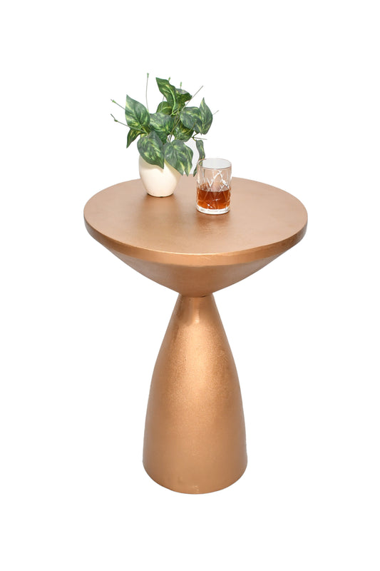 Gold End Table