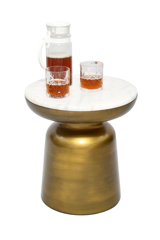 Gret & Cret Side Table Marble