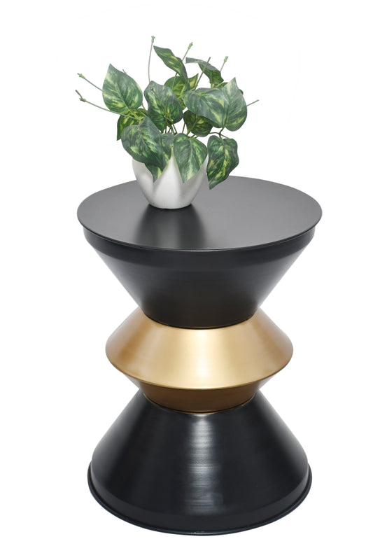 Black & Gold Damru Table
