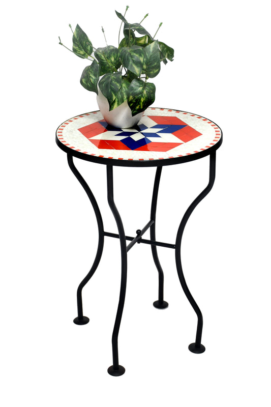 Printed Colorfull Side Table