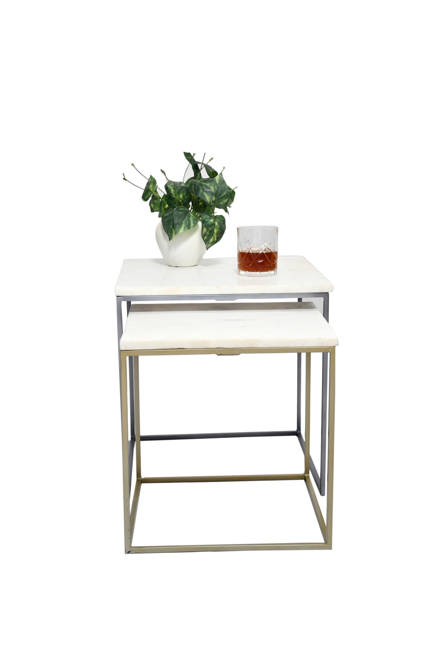 White Gold SideTable